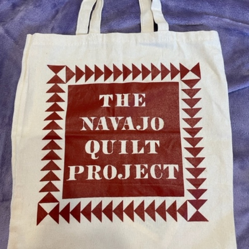 Navajo Quilt Project tote bag